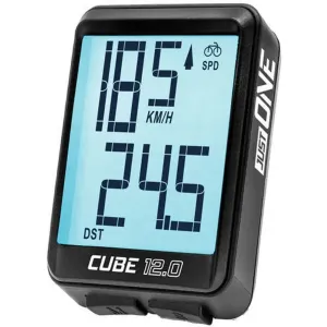 One CUBE 12.0 Tachometer, schwarz, veľkosť os