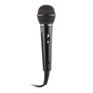 OneConcept Dynamisches Karaoke-Mikrofon Gesangsmikrofon uni-direktional schwarz