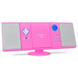 OneConcept V-12 Stereoanlage USB SD CD MP3 AUX UKW pink