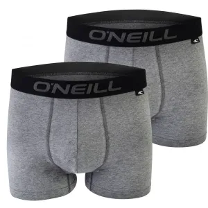 O'Neill BOXERSHORTS 2-PACK Herren Unterhosen im Boxerstil, grau, veľkosť XXL