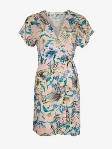 O'Neill WRAP DRESS MIX & MATCH Kleid, lachsfarben, veľkosť M