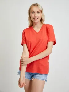 O'Neill ESSENTIALS V-NECK T-SHIRT Damenshirt, rot, größe S