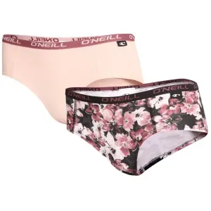 O'Neill HIPSTER FLORAL & PLAIN 2-PACK Damen Unterhose, rosa, größe