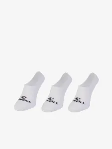 O'Neill FOOTIE ONEILL WHITE 3P Unisex Socken, weiß, größe #155457