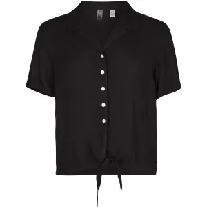 O'Neill CALI WOVEN SHIRT Damenhemd mit kurzen Ärmeln, schwarz, größe