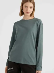 O'Neill ESSENTIAL T-SHIRT L/SLV Langärmliges Damenshirt, dunkelgrün, größe #160722