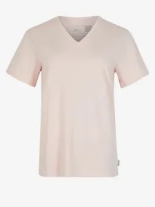 O'Neill ESSENTIALS V-NECK T-SHIRT Damenshirt, beige, veľkosť M