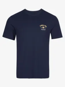 O'Neill STATE CHEST ARTWORK T-SHIRT Herrenshirt, dunkelblau, veľkosť M