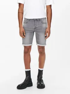 ONLY & SONS Ply Shorts Grau