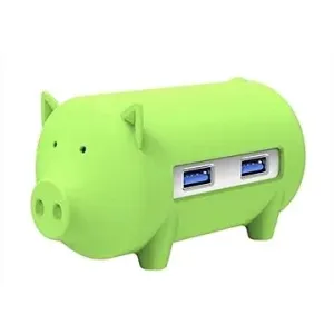 ORICO Piggy 3 x USB 3.0 Hub + SD-Kartenleser - grün