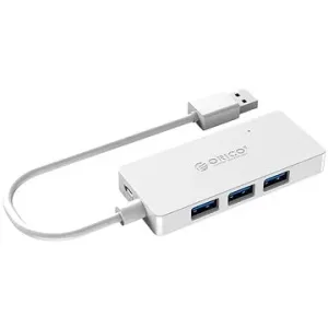 Orico USB-A Hub 4 x USB 3.0 + MicroUSB Eingang - weiß #28472
