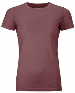 Ortovox 120 Tec Lafatscher Topo T-Shirt W Mountain Rose M Outdoor T-Shirt