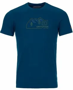 Ortovox 140 Cool Vintage Badge T-Shirt M Petrol Blue M T-Shirt