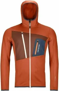 Ortovox Outdoor Hoodie Fleece Grid M Desert Orange XL