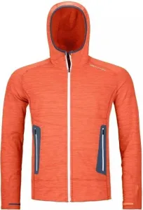Ortovox Outdoor Hoodie Fleece Light M Desert Orange Blend S