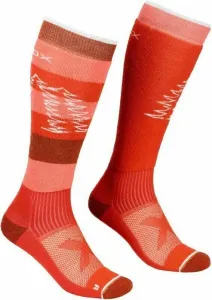 Ortovox Free Ride Long W Clay Orange 39-41 Ski Socken