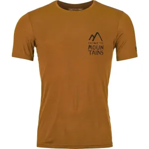 ORTOVOX 120 COOL TEC MTN DUO TS M Herrenshirt, orange, größe