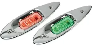 Osculati Evoled Eye low consumption LED navigation lights Stainless Steel #1115665