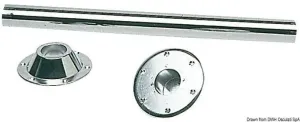 Osculati Table leg 70 cm chrome-plated steel #1047743