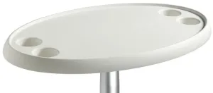 Osculati White oval table 762 x 457 mm #1176608