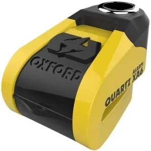 Oxford Quartz Alarm XA6 Gelb-Schwarz Motorrad schlösser