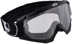 Oxford Assault Pro OX200 Glossy Black/Clear Motorradbrillen