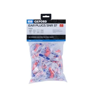 Oxford Products SN37 universal earplugs 50 pieces Red Größe