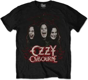 Ozzy Osbourne T-Shirt Crows & Bars Mens L Schwarz