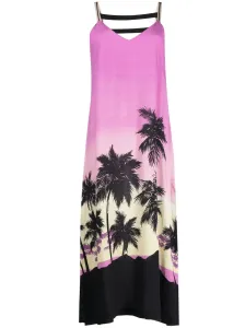 PALM ANGELS - Sunset Print Midi Dress