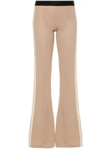 PALM ANGELS - Logo Tape Knitted Trousers #1537394