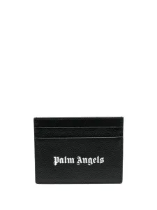 PALM ANGELS - Leather Credit Card Case #1000410