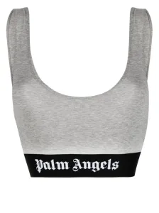PALM ANGELS - Classic Logo Cotton Bra #1000545