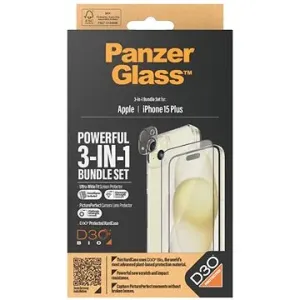 PanzerGlass Bundle 3in1 Apple iPhone 15 Plus (PG Glas + HardCase D30 + Camera Protector)