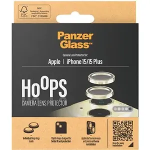 PanzerGlass HoOps Apple iPhone 15/15 Plus - Ringe für die Kameraobjektive - gelbes Aluminium