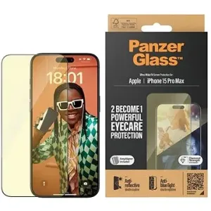 PanzerGlass Apple iPhone 15 Pro Max AntiRex & AntiBlue mit Einbaurahmen