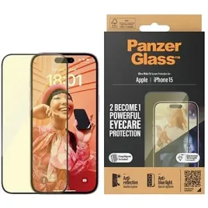 PanzerGlass Apple iPhone 15 AntiRex & AntiBlue mit Einbaurahmen