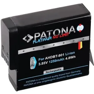 PATONA für GoPro Hero 5/6/7/8 1250mAh Li-Ion Platinum