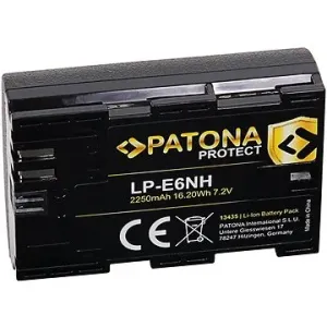 PATONA für Canon LP-E6NH 2250mAh Li-Ion Protect EOS R5/R6