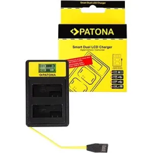 PATONA für Dual Canon LP-E8 mit LCD - USB