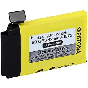 PATONA Batterie für Apple Watch 3 GPS 342 mAh A1875 42 mm