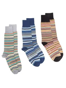 PAUL SMITH - Signature Stripe Socks - Three Pack #1506837