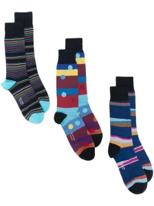 PAUL SMITH - Signature Stripe Socks - Three Pack #1516242