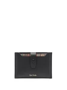 PAUL SMITH - Logo Leather Credit Card Case #1506746