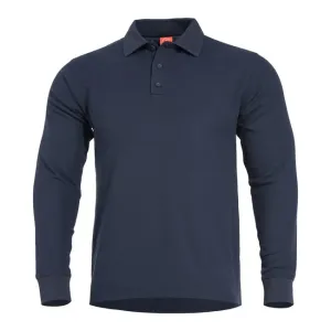 langärmliges Pentagon Aniketos-T-Shirt, navy blau