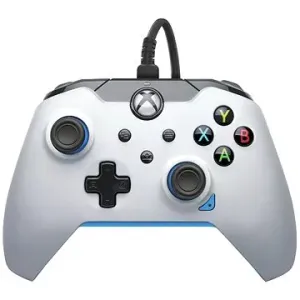 PDP Wired Controller - Ion White - Xbox