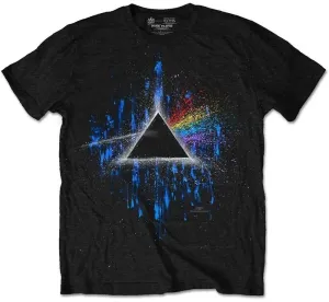 Pink Floyd T-Shirt Dark Side of the Moon Blue Splatter Blue XL