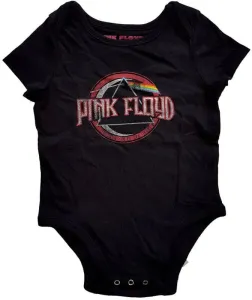 Pink Floyd T-Shirt Dark Side of the Moon Seal Baby Grow Black 3 - 6 Mo