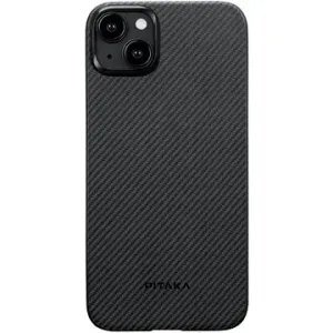 Pitaka MagEZ 4 600D Tasche Schwarz/Grau Twill iPhone 15 Plus