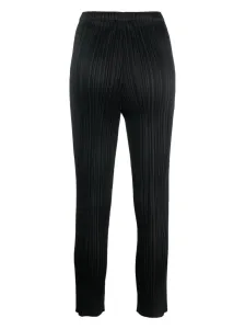 PLEATS PLEASE ISSEY MIYAKE - Pleated Cropped Trousers