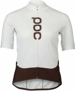 POC Essential Road Logo Jersey Hydrogen White/Axinite Brown S Jersey